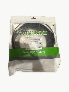 Black Duplex Fiber Optic Cable LC/UPC Networking Data Cable NWT